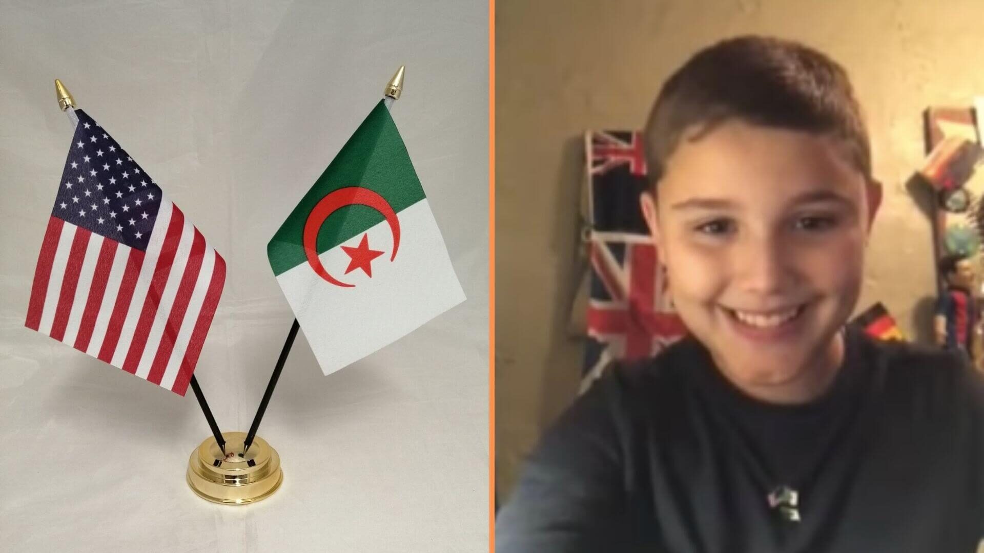 Un enfant américain de rêve 11 ans dêtre diplomate en Algérie Vidéo
