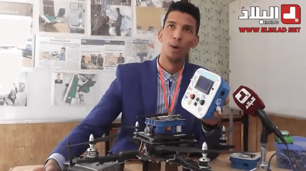 Un jeune de Tamanrasset fabrique un drone capable de surveiller les niveaux de gaz et d’humidité Un-jeune-de-Tamanrasset-fabrique-un-drone-capable-de-surveiller-les-niveaux-de-gaz-et-dhumidite%CC%81-1