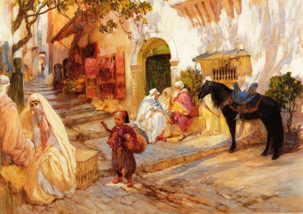 L’Algérie aux yeux du peintre américain Frederick Arthur Bridgman 10 Casbah dAlger %E2%80%93 Alge%CC%81rie %E2%80%93 Frederick Arthur Bridgman