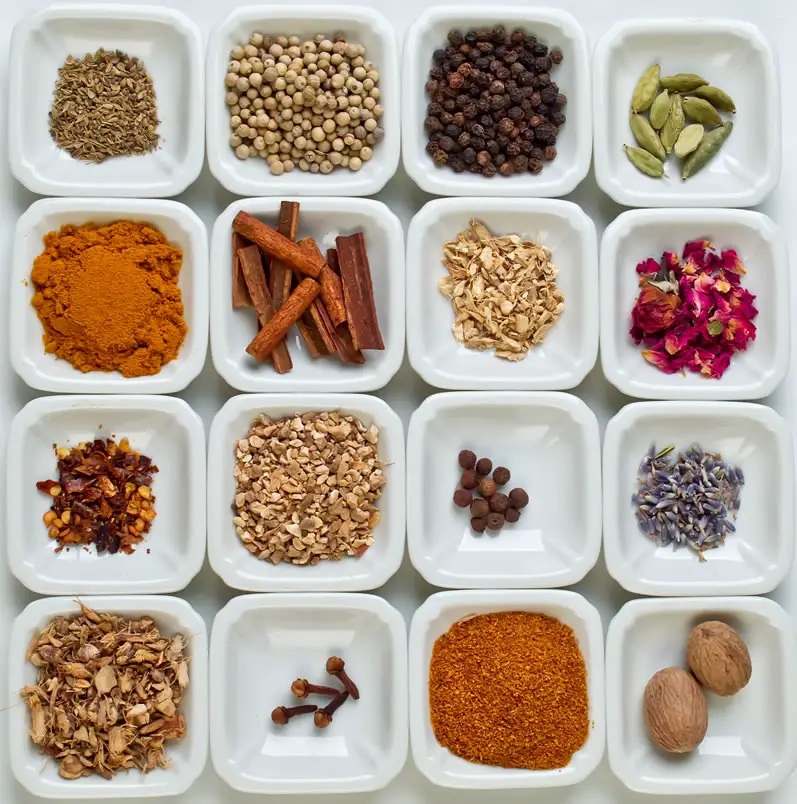 16 spices