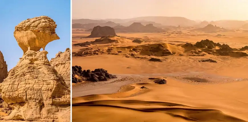 Good Planet : Découvrez l'enchantement du Sahara Algérien à Djanet 2 Le parc national du Tassili n’Ajjer