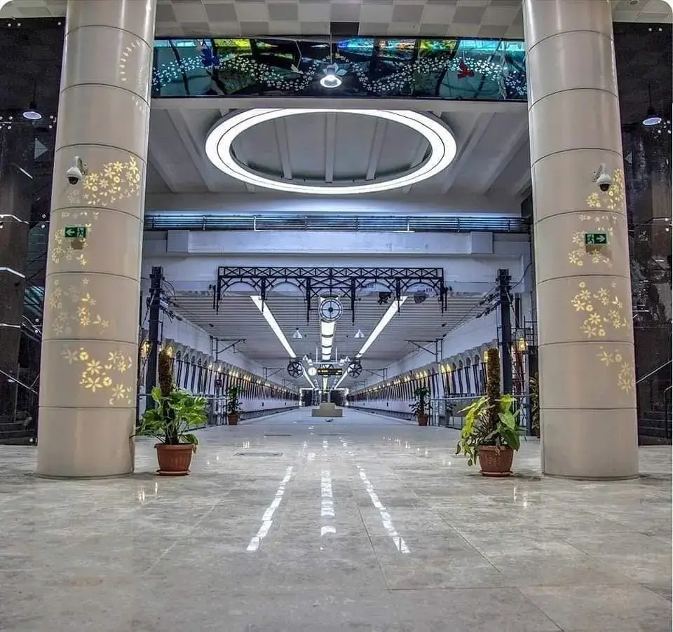 Découvrez la nouvelle station de train de l'Aéroport International d'Alger (PHOTOS) 3 De%CC%81couvrez la nouvelle station de train de lAe%CC%81roport International dAlger PHOTOS 2