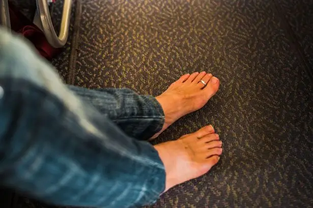 0 A Thing You Should Never Do on an Airplane Barefoot