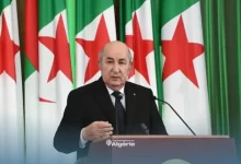 Le président de la République Abdelmadjid Tebboune