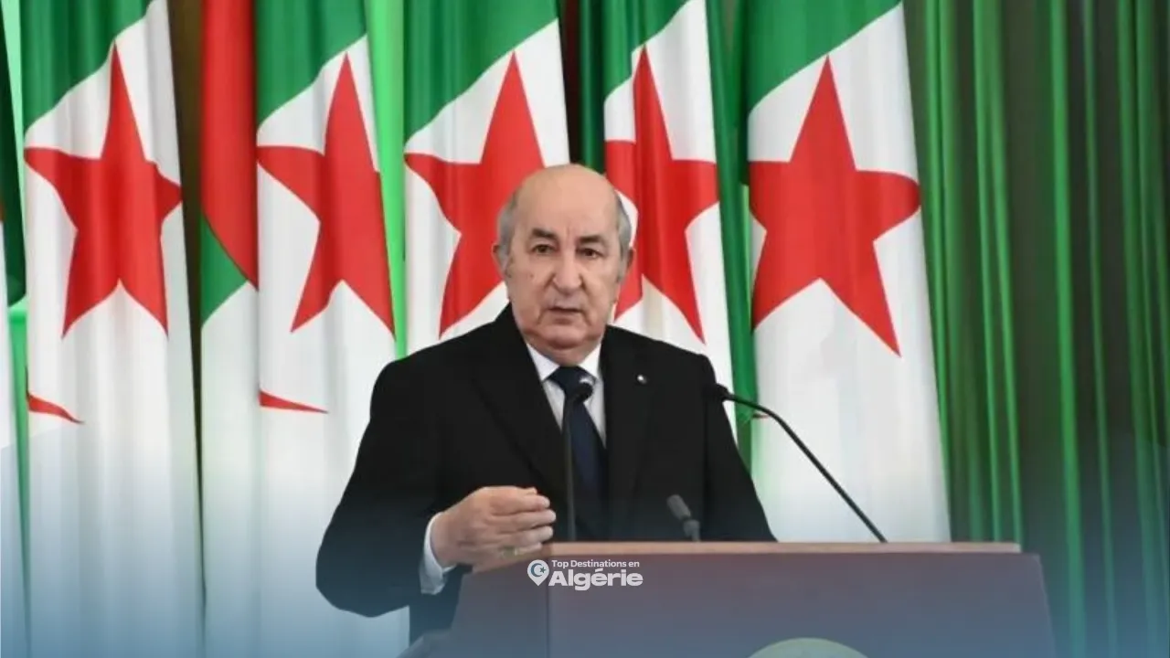 Le président de la République Abdelmadjid Tebboune