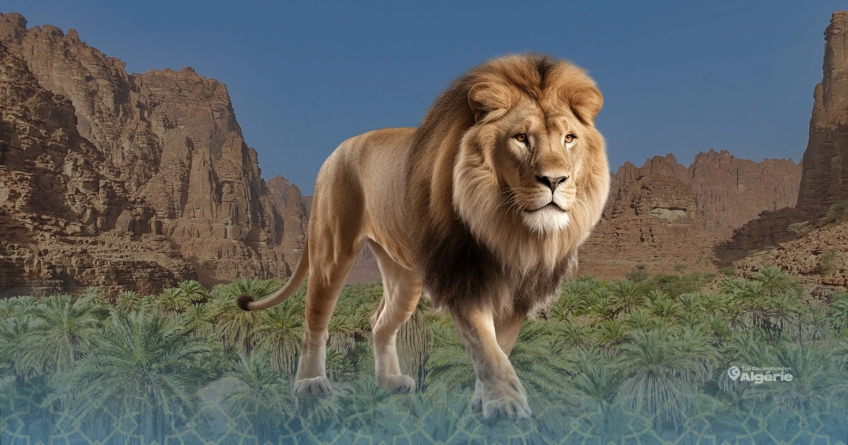 lion africain