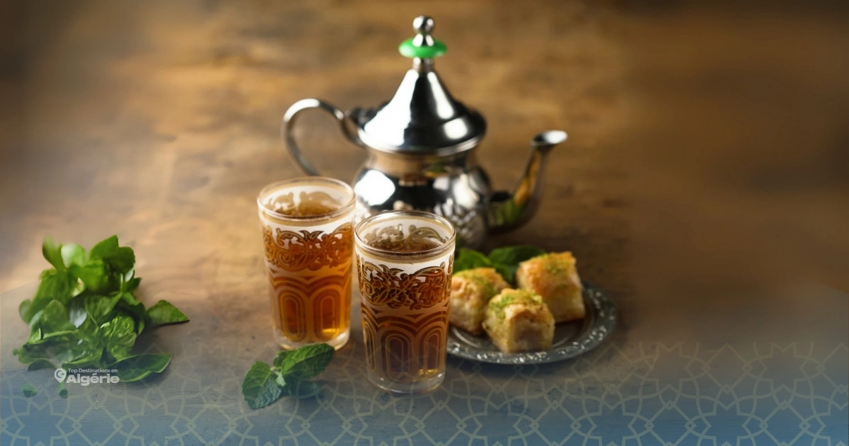 Thé à la menthe algérien : l’arme secrète contre la chaleur extrême 1 Thé à la menthe