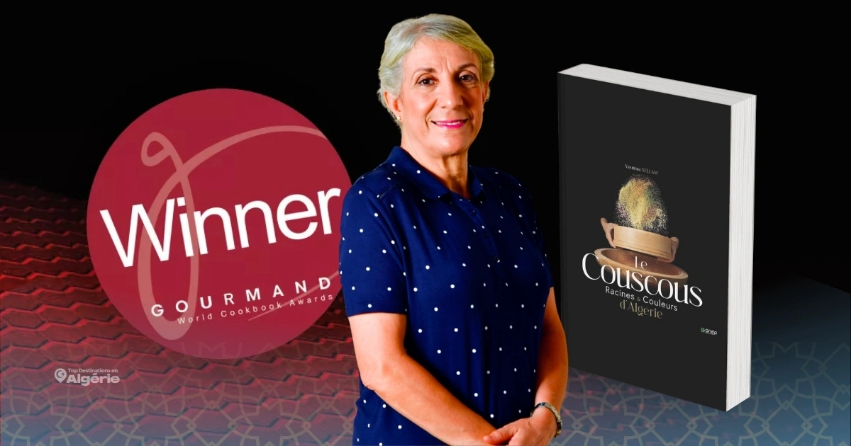Yasmina Sellam couronnée aux Gourmand Awards 2025 : le couscous algérien à l’honneur 1 Yasmina Sellam