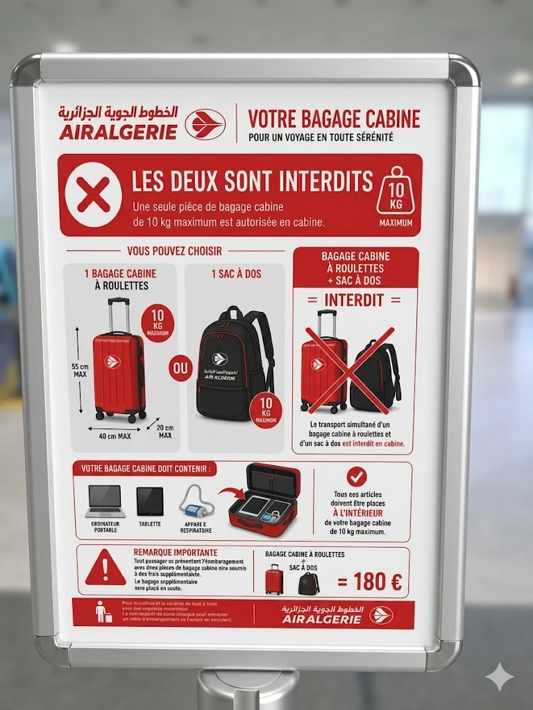 Air Algérie durcit les contrôles : voila ce que vous ne pouvez plus mettre en soute 2 Air Algérie