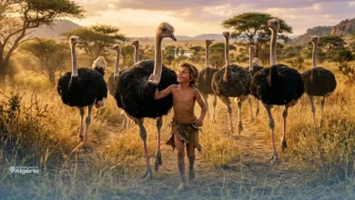 Hadari, l’enfant du Sahara qui aurait grandi parmi les autruches : une histoire algérienne méconnue 18 Hadari